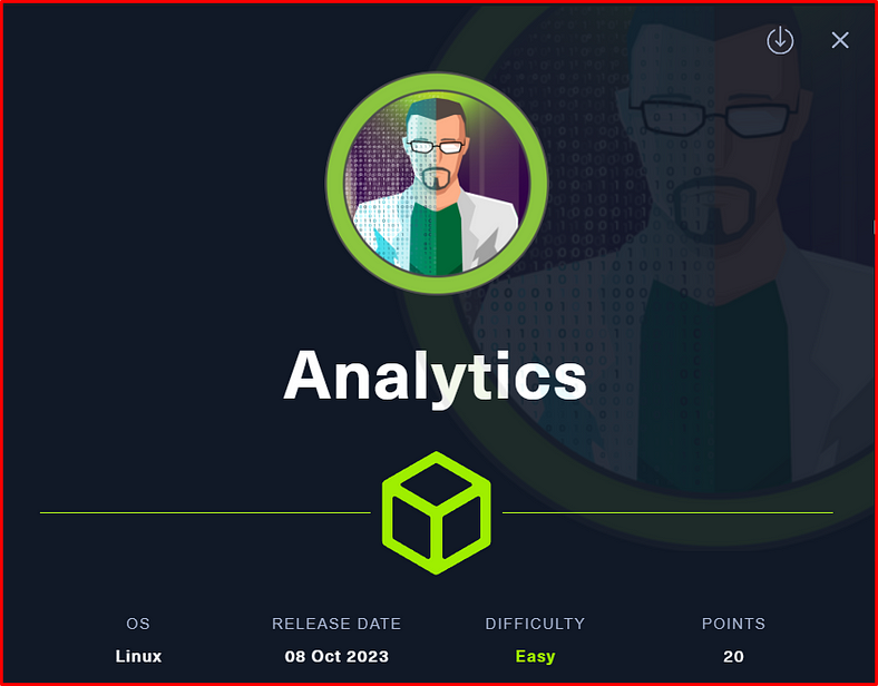 HackTheBox Writeup- Analytics