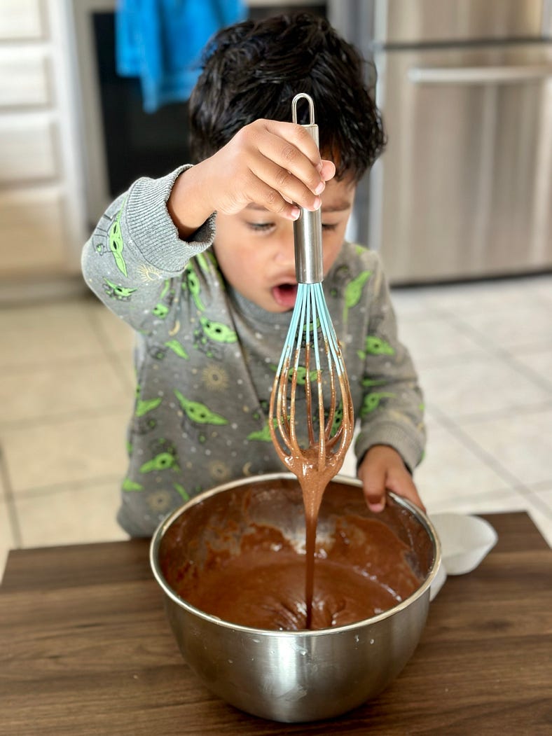 My “Cookie Monster” in the kitchen