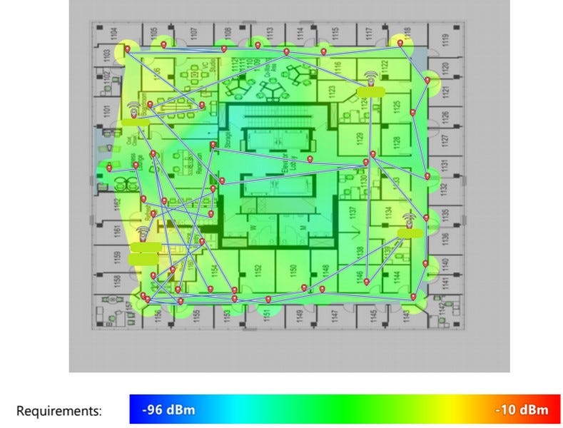 wifi and heat map set up
