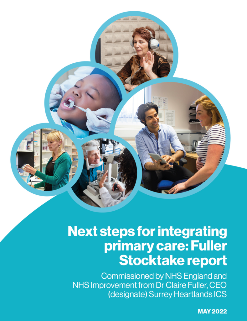 Next steps for integrating primary care: Fuller Stocktake report