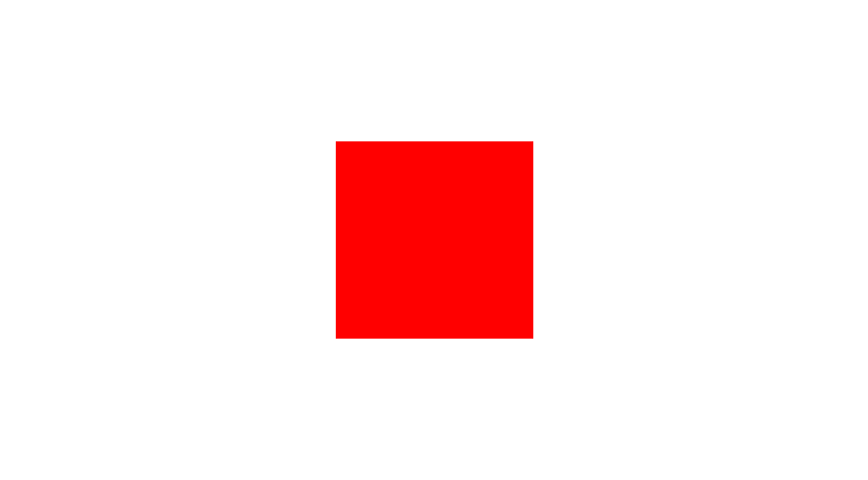 Quadrado vermelho GLSL