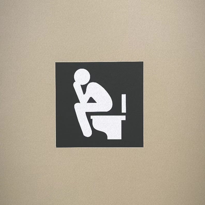 Funny toilet sign documented by the author….