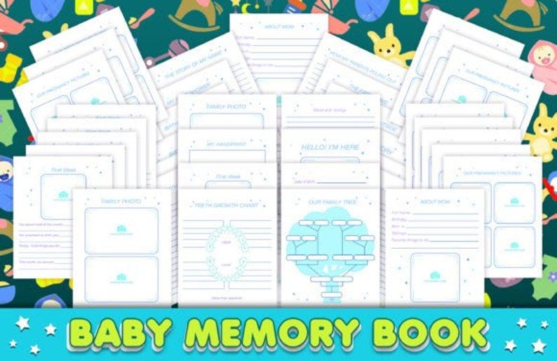 Baby Memory Book Printable Pages