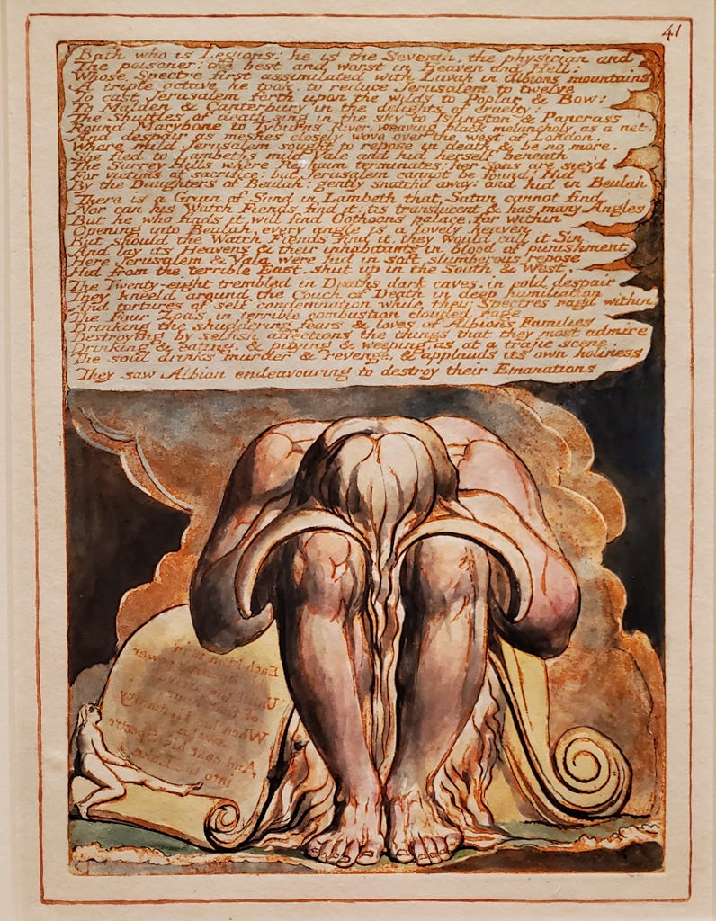 William Blake Jerusalem: The Emanation of The Giant Albion, Plate 41
