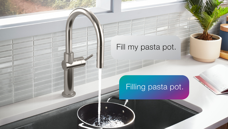 Smart Kitchen Faucet with Voice Control