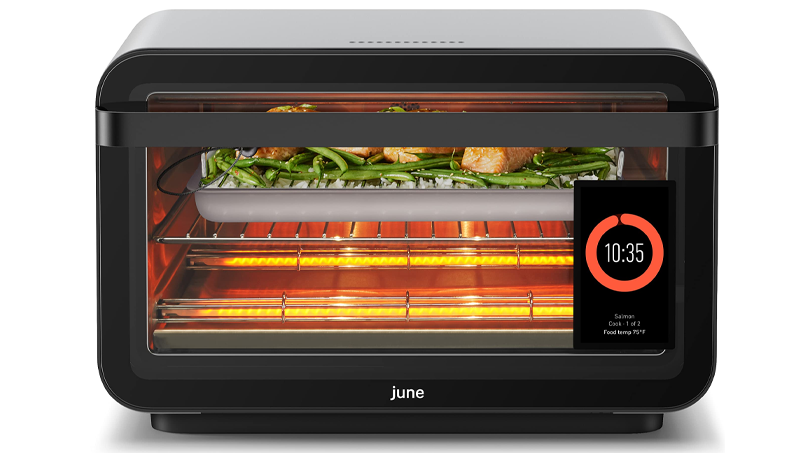 Smart Countertop Oven — June with display and built-in camera