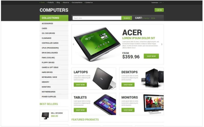 Computers & Internet shopify themes.