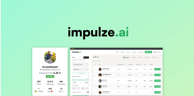 Impulze.Ai Review: Launch Influencer Marketing Campaigns