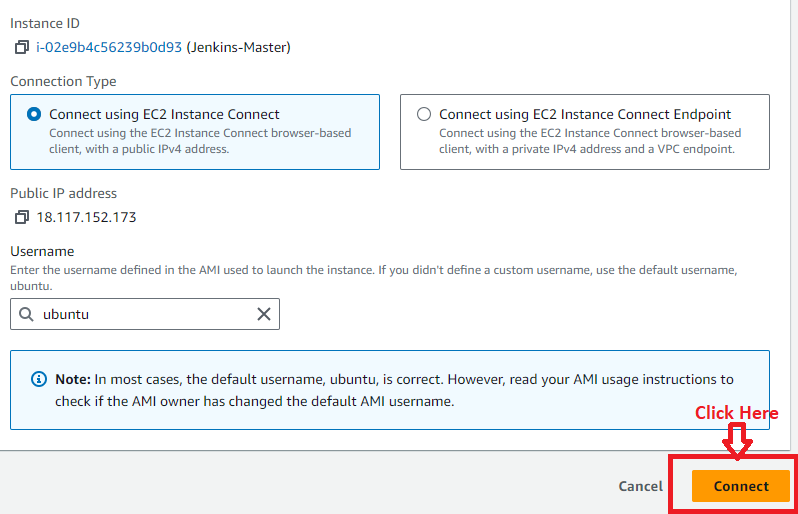 Connect Jenkins-Master Instance