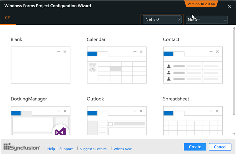 Windows Forms Project Configuration Wizard