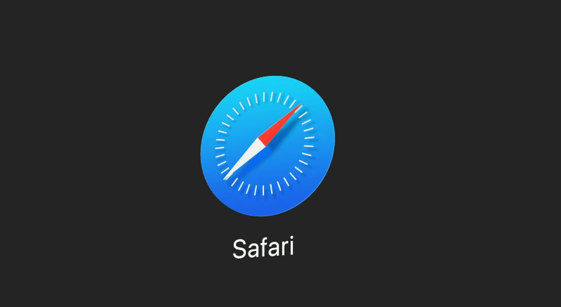 Safari App icon after applying glass layer.