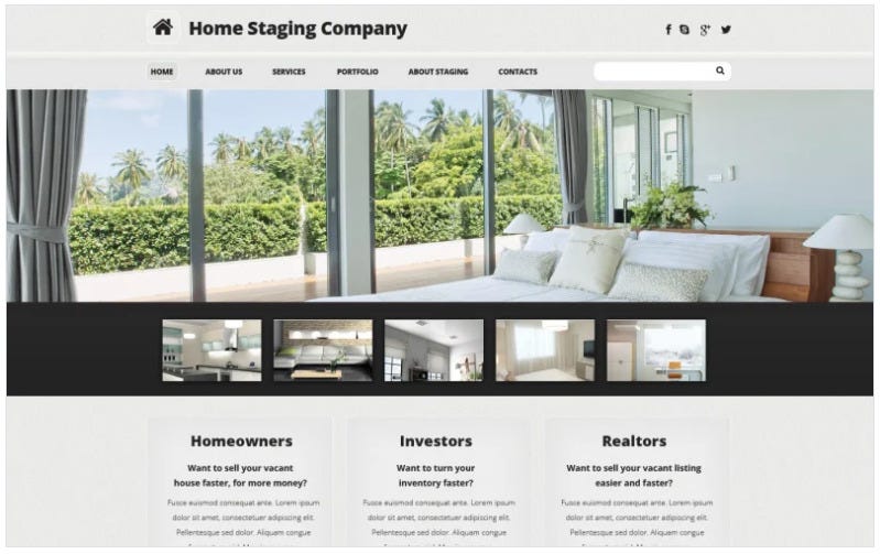 Real Estate Website Templates.