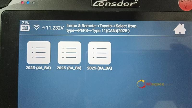 Lonsdor K518 Proを使用して2025+ Lexus 8A-B6キーを追加する方法