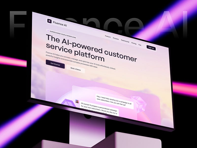 Fluence AI — SaaS & AI Agent Template