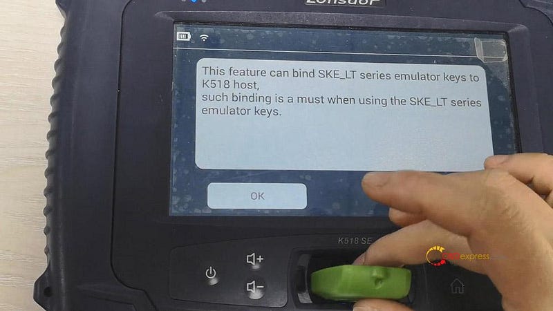 How to Bind SKE Emulator to Lonsdor K518 key programmer?
