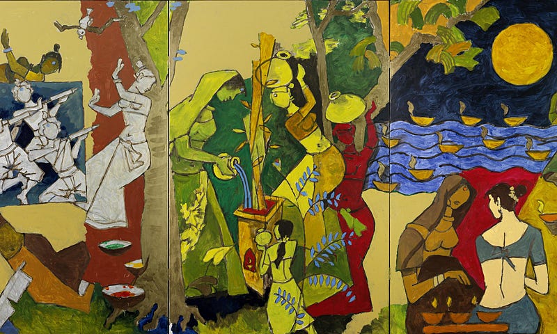 mf husain indian festivals