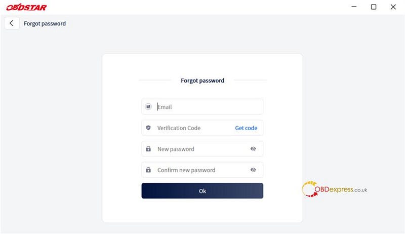 Register_Update and Change Password for OBDSTAR ECU Master
