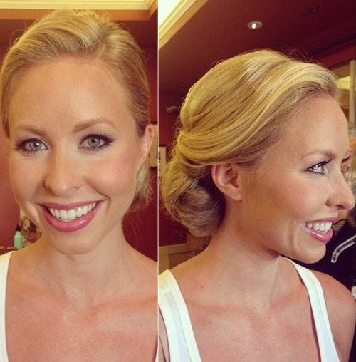 Classy Low Bun Hairstyle