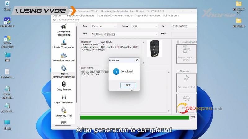 How to Generate VW MQB49 5C 5D Dealer Key with VVDI2 or Key Tool MIDI