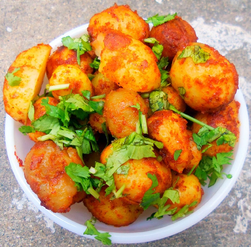 Holi recipe baby potatoes
