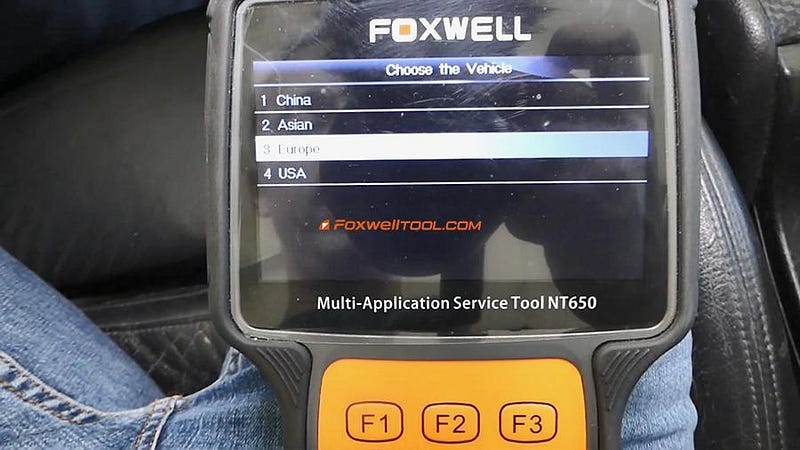 BMW用FoxwellNT650リセットステアリング角度センサー