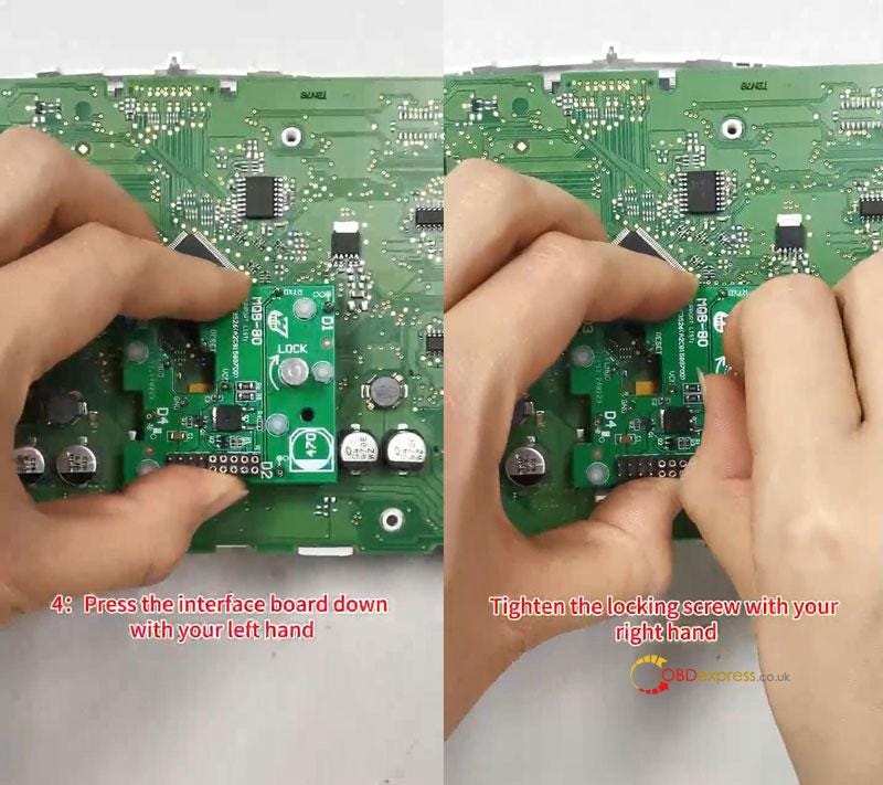 Yanhua ACDP Module 33 MQB-80 Thumb Screw-Fastened Installation Tutorial