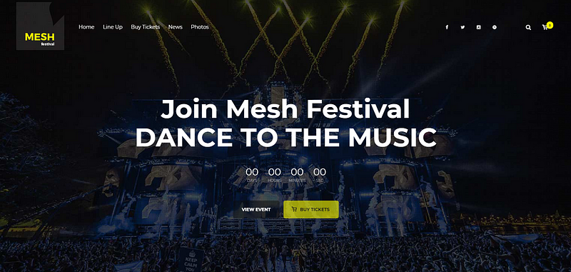 MEST is a theme for vibrant music events or festivals.