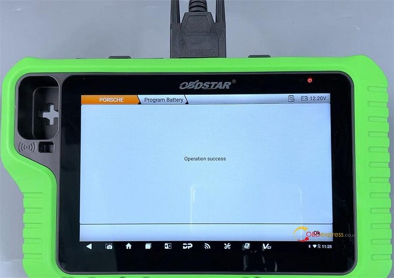 Porsche Cayenne 2018–2023 Program Battery by OBDSTAR X300 Classic G3
