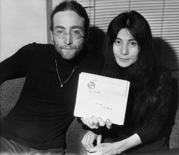John Lennon y Yoko Ono