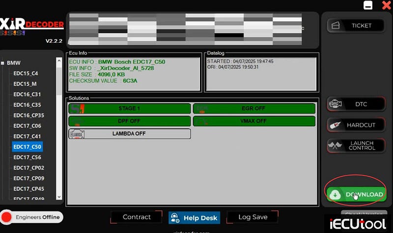 XirDecoder Chip Tuning Software with 130K+ Files