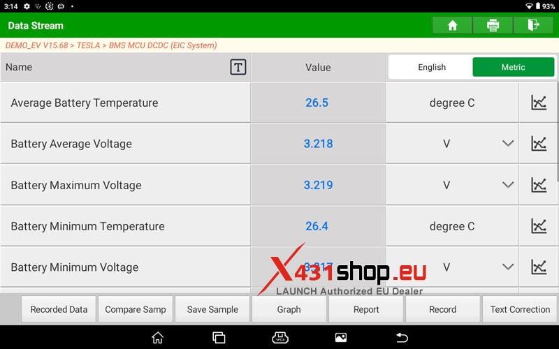 LAUNCH X431 PRO3S+ EV_Advanced Battery EV Tool