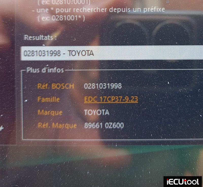 Foxflash Read and Write Toyota EDC17CP37 on Bench