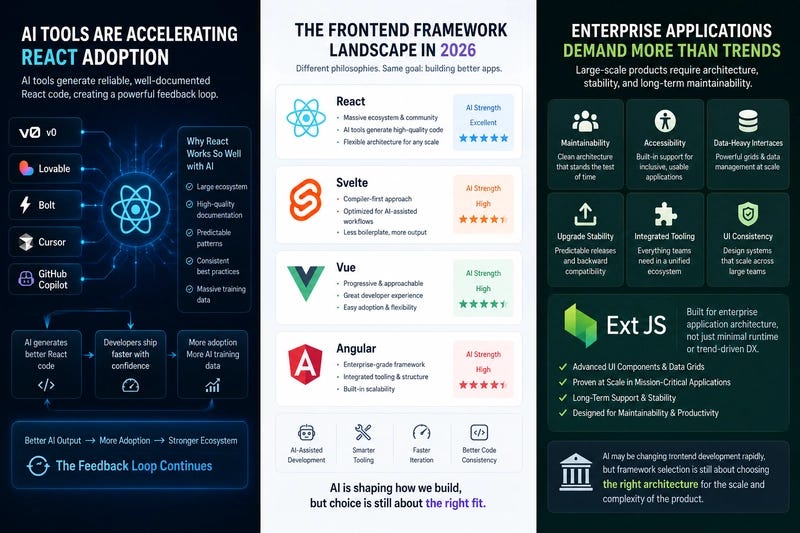 Front-end Frameworks in 2026 Are Being Shaped by AI