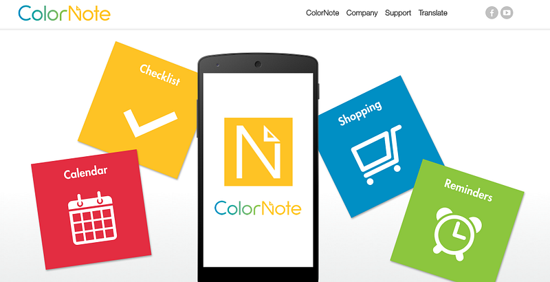 ColorNote — Evernote alternative