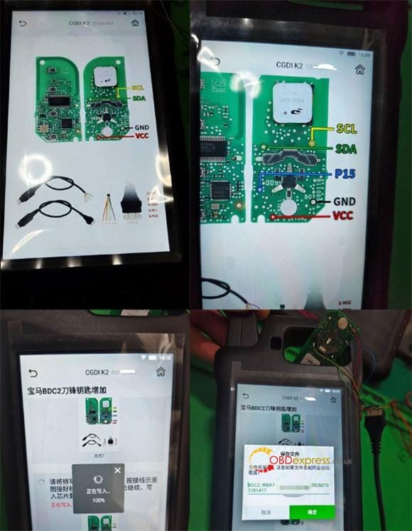 CGDI K2 Update Support BMW All BDC2 BDC3 BCP Keys Copy