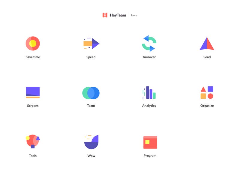 Heyteam icon by Barthelemy Chalvet for AgenceMe in HeyTeam in Iconscout's Design Inspiration