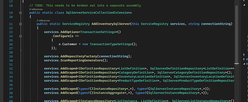 Sample Dependency Injection