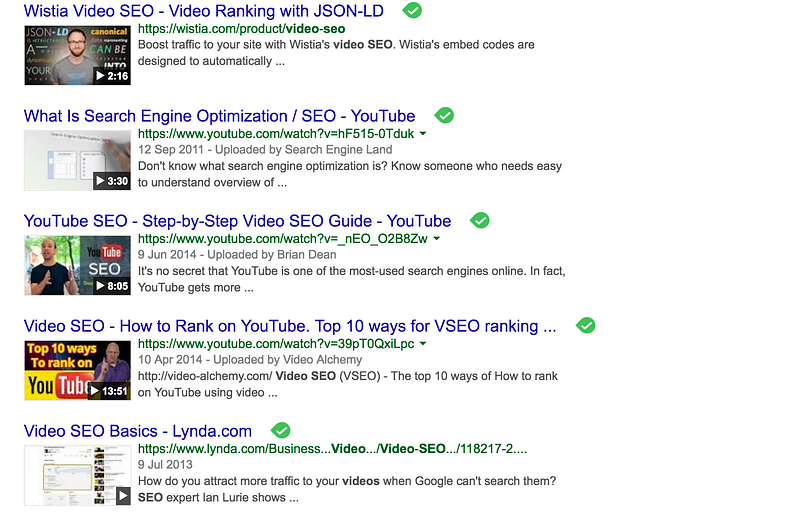 video SEO