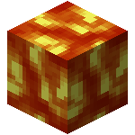 Minecraft lava cube