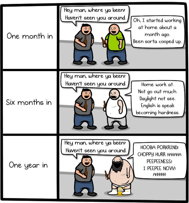 The Oatmeal — Why working at home is both awesome and horrible