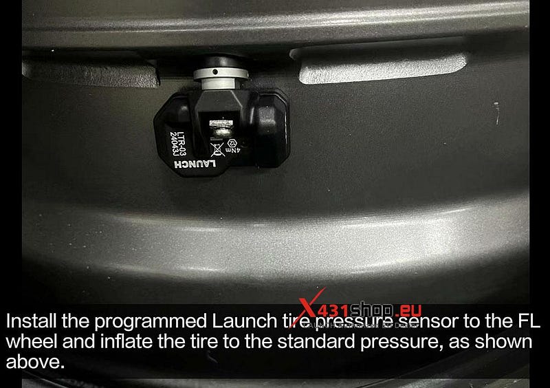 LAUNCH CRT5011 V2_Buick Envision用タイヤ空気圧センサー交換用