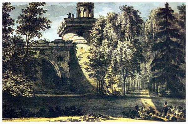 Tsarkoe Selo, which translates to "Ruin Tower," was an eighteenth-century monument commissioned by Catherine II. Image courtesy of Wikimedia Commons, licensed under CC BY-SA 2.0.