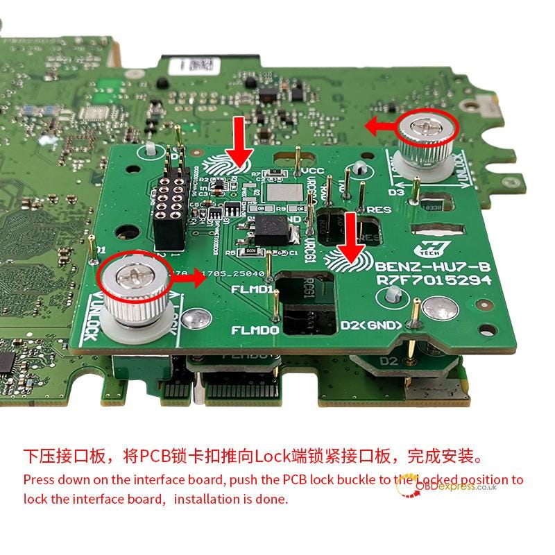 Yanhua Module 39 Installation Guide for Benz HU7 Instrument