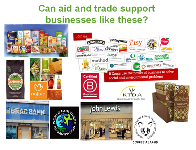 aid and trade logos