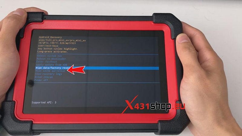 How to do the android recovery of LAUNCH X431 PRO3S+