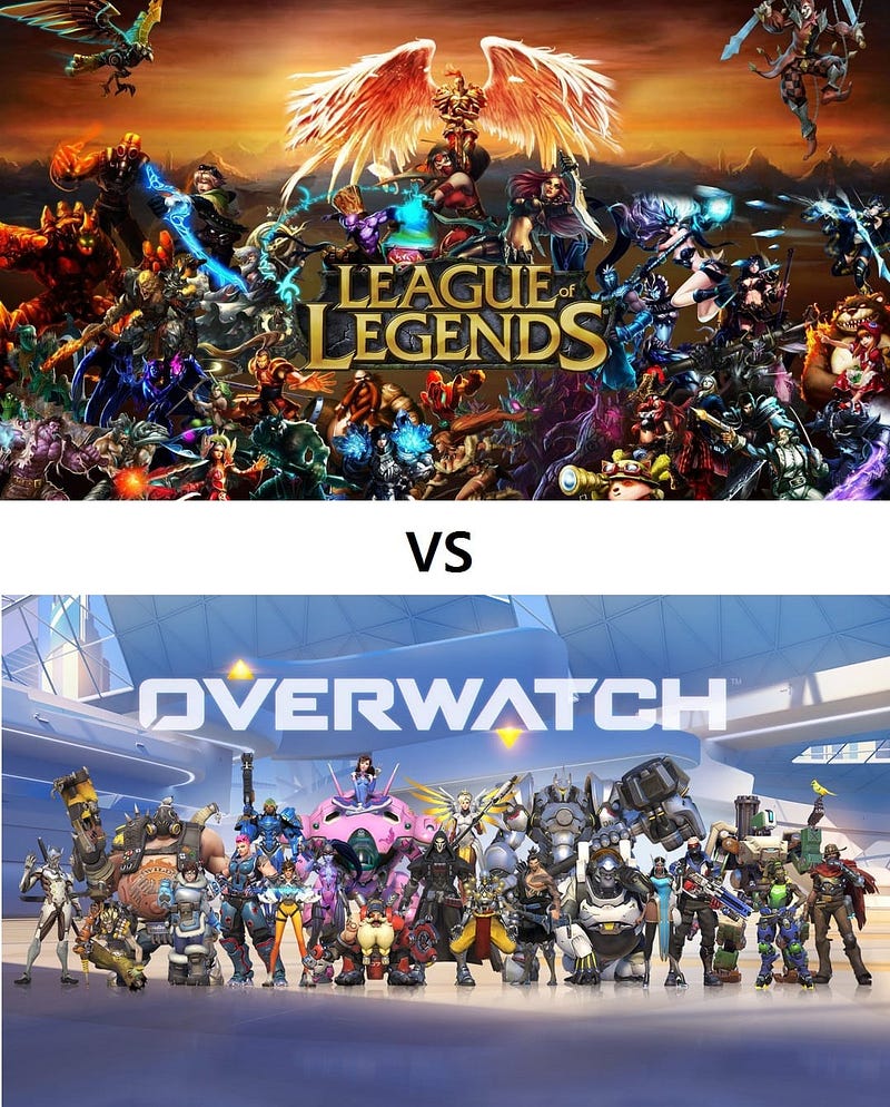 Battle for the Top Spot in E-Sports: League of Legends or Overwatch?