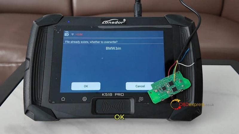 Lonsdor K518 Pro Add 2025 BMW X3 UWB Smart Key Success
