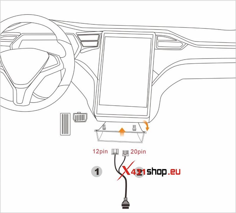 LAUNCH X431 Teslaコネクタの機能と使い方の紹介