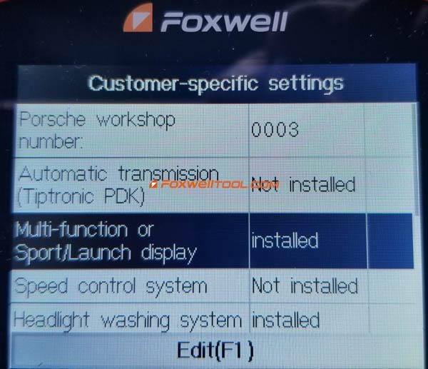 FoxwellNT530オイル交換は完全な日付を記入することができません