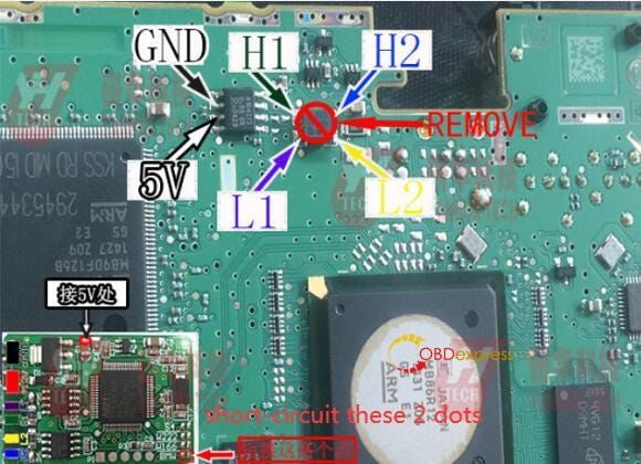 Yanhua MB CAN Filter 18 in 1 Diagrams for BMW